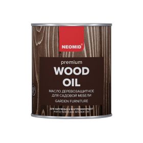 Масло Деревозащитное для Садовой Мебели Neomid Premium 0.75л Белый для Внутренних и Наружных Работ / Неомид.