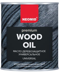 Масло с Натуральным Воском Neomid Premium 2л Палисандр Деревозащитное, Износостойкое для Внутренних и Наружных Работ / Неомид.