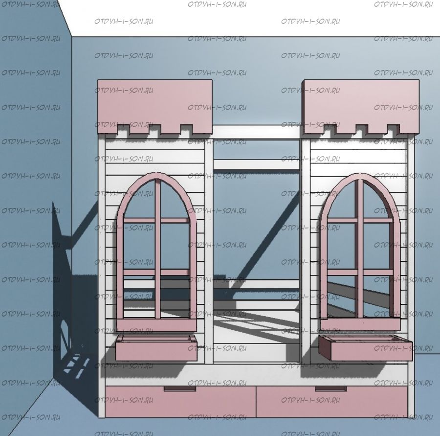Кровать Замок (Принцесса) №1