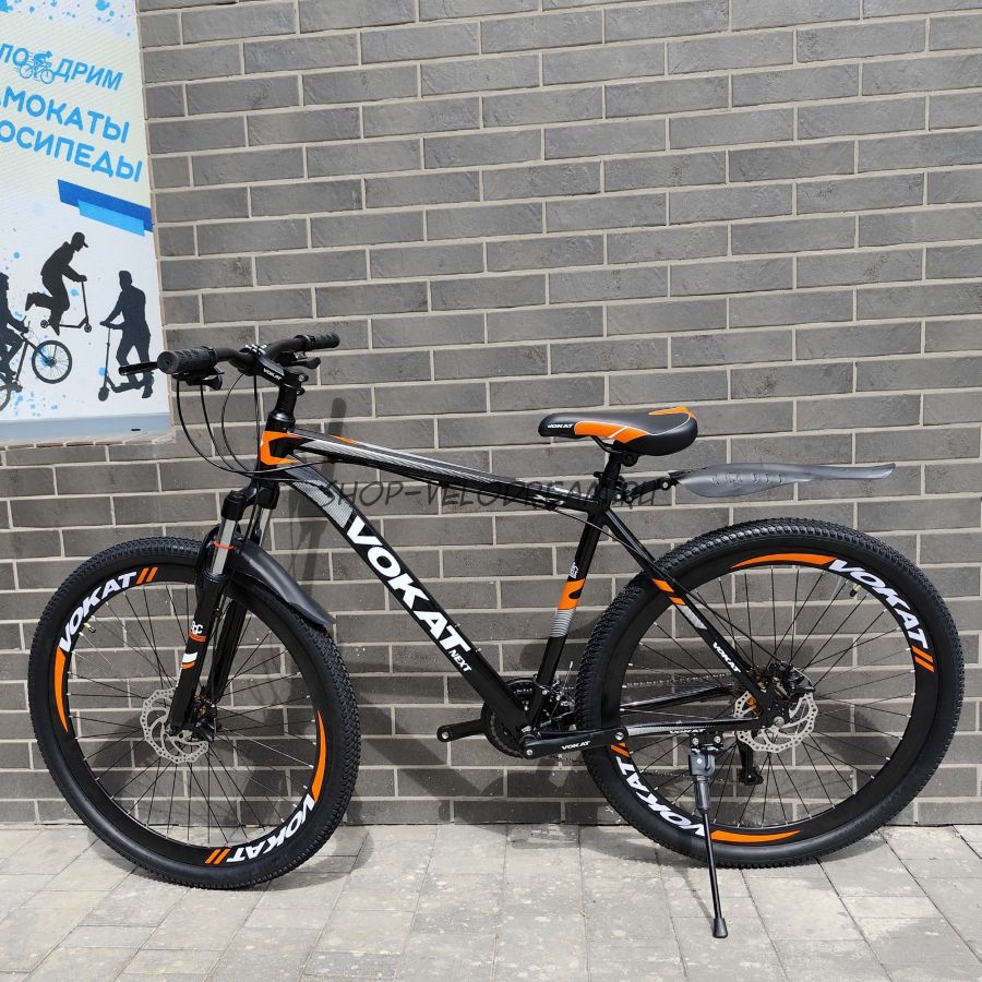 Велосипед 29" Усиленный обод vokat next алюминиевый диск черный 27 скоростей