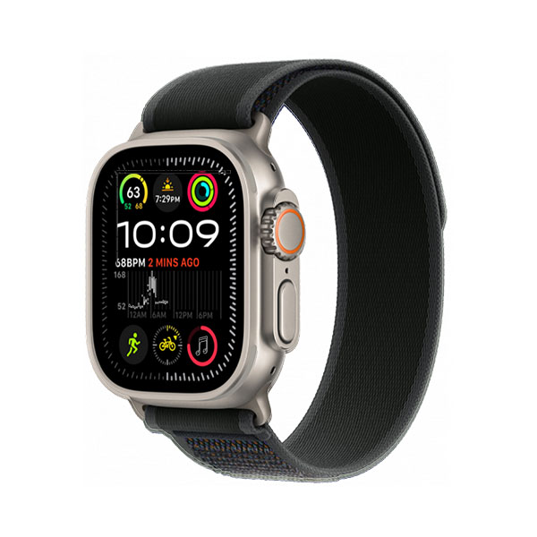 Apple Watch Ultra 2 GPS, 49mm, Natural Titanium + ремешок Trail Loop «Black»