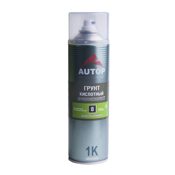 Autop Acid Etch Primer Грунт кислотный, протравливающий №8, зелёный, в аэрозольном баллоне, объем 650мл.