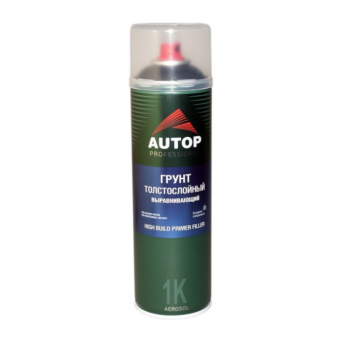 Autop High Build Primer Грунт толстослойный выравнивающий №15, чёрный, в аэрозольном баллоне, объем 650мл.