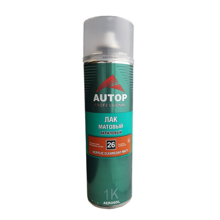 Autop Resistant Matte Лак акриловый матовый №26, в аэрозольном баллоне, объем 650мл.
