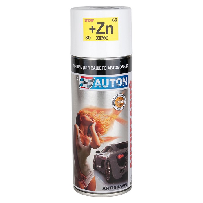Auton Антигравий с цинком, белый, в аэрозольном баллоне, объем 520мл.