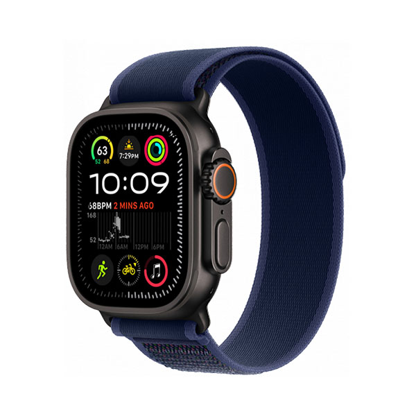 Apple Watch Ultra 2 GPS, 49mm, Black Titanium + ремешок Trail Loop «Blue»