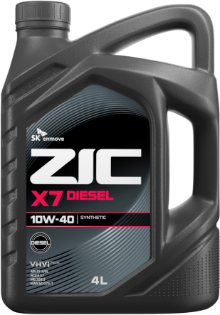 ZIC X7 DIESEL 10W-40, 4л
