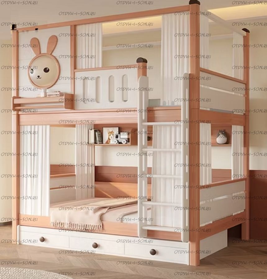 Кровать двухъярусная, Кровать-домик Sky №453