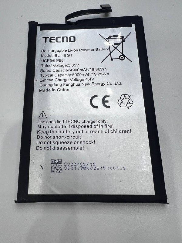 Tecno BL-49GT АКБ аккумулятор оригинал с разбора