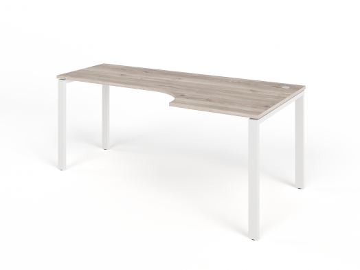 RTD079-MK-180R Стол угловой на металлокаркасе правый 1800х900х750