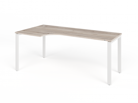 RTD078-MK-180L Стол угловой на металлокаркасе левый 1800х900х750