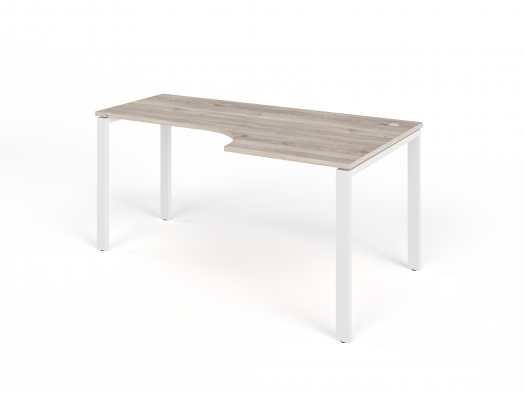 RTD077-MK-160R Стол угловой на металлокаркасе правый 1600х900х750