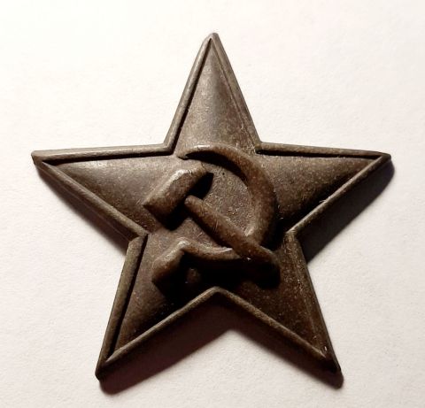 кокарда 1922 На Буденовку звезда РККА Редкость РСФСР АUNC