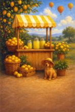 Фон стена "Lemonade №4"