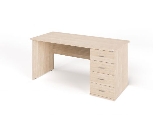 РС07-16 R Стол однотумбовый 1600х700х750