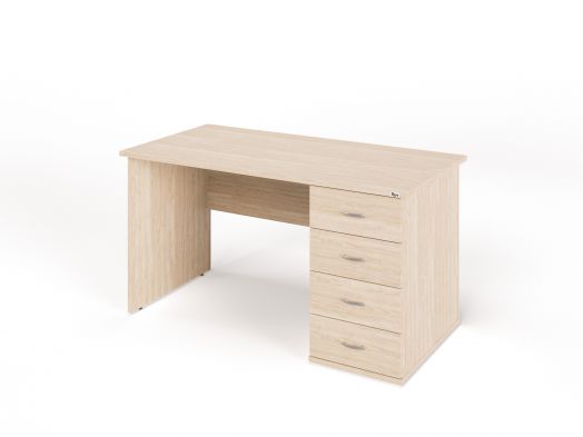 РС07-14 R Стол однотумбовый 1400х700х750