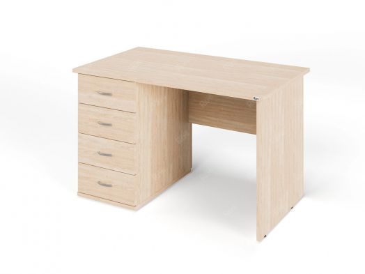 РС07-12 L Стол однотумбовый Левый 1200х700х750