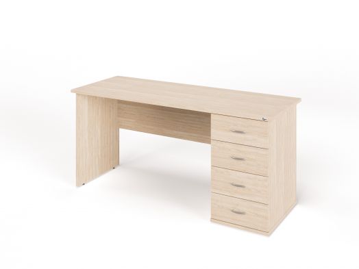 РС06-16 R Стол однотумбовый 1600х600х750