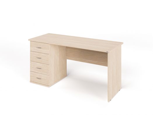 РС06-15 L Стол однотумбовый 1500х600х750