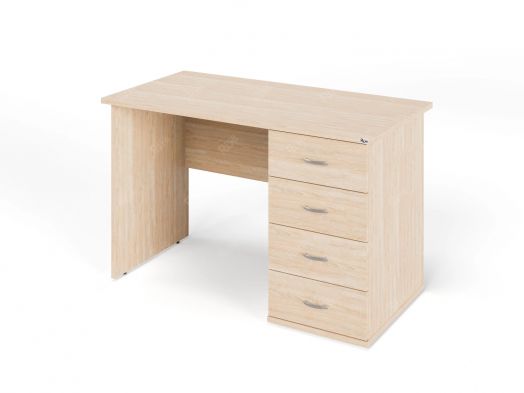 РС06-12 R Стол однотумбовый Правый 1200х600х750