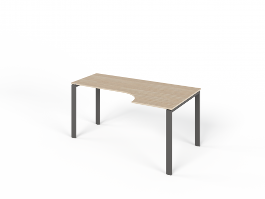 РМСУ9-16R Стол на металлокаркасе угловой правый 1600х900х750