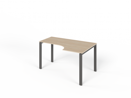 РМСУ9-14R Стол на металлокаркасе угловой правый 1400х900х750