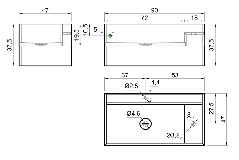 Раковина подвесная моноблочная Antonio Lupi MySTREET 90х47 MYSTRA290 ФОТО
