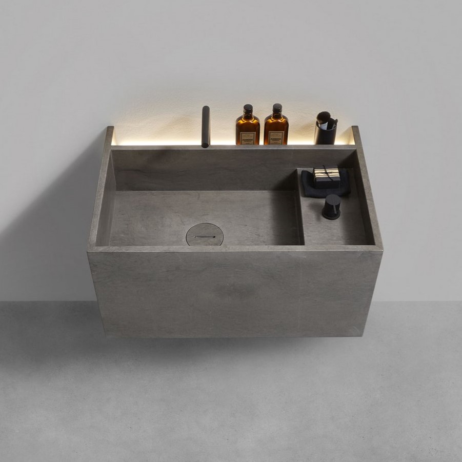 Раковина моноблочная подвесная Antonio Lupi MySTREET 72x47 MYSTRA172 ФОТО