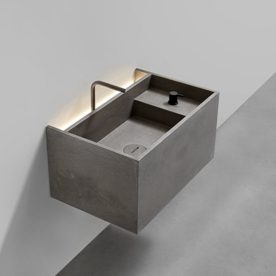 Раковина моноблочная подвесная Antonio Lupi MySTREET 72x47 MYSTRA172 ФОТО