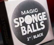 Magic Sponge Balls 4 шт черные  2" by Murphy's Magic