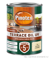 Pinotex Terrace Oil UV атмосферостойкое масло