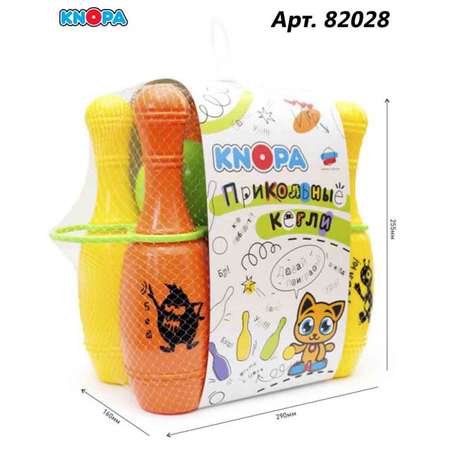 Набор "Прикольные кегли Дуэт" КНОПА