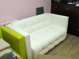 Диван Босс 155см белый матовый