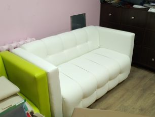 Диван Босс 155см белый матовый