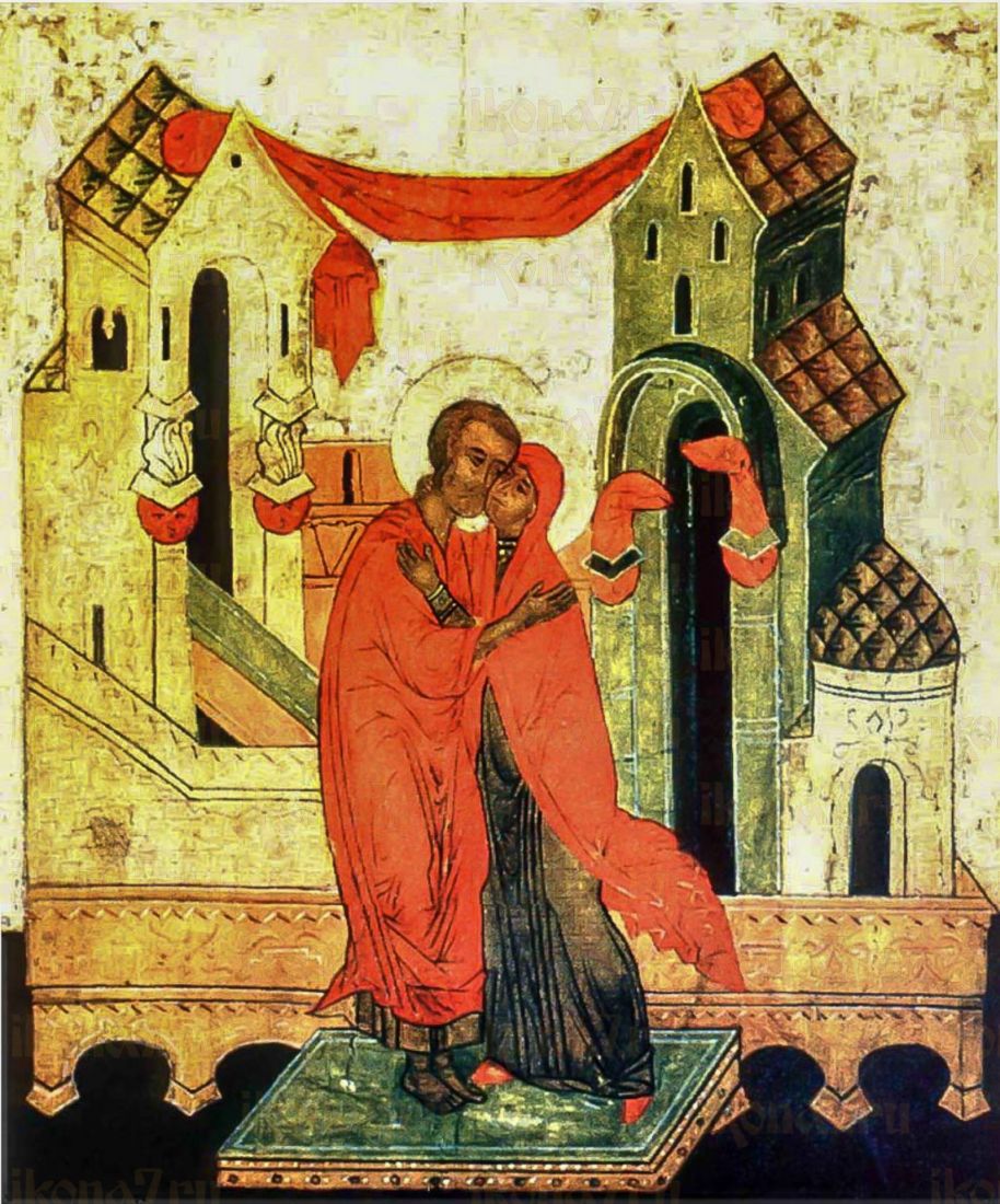 Икона Зачатия Пресвятой Богородицы: Символ Милосердия (рукописная)