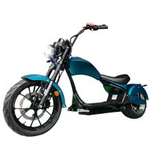 Электроскутер IKINGI Chopper Синий