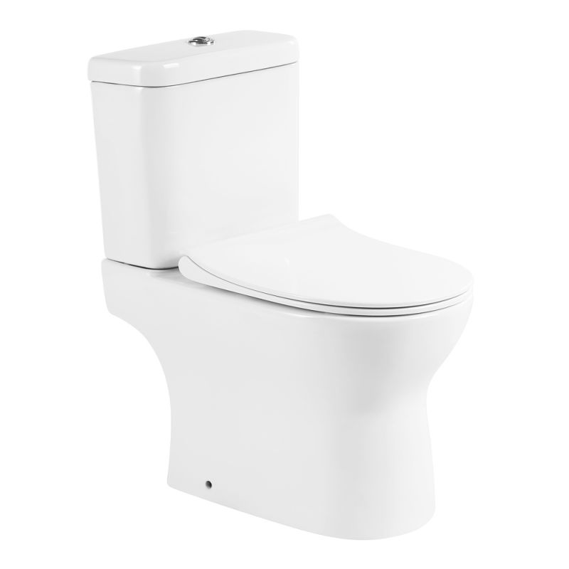 Унитаз-компакт безободковый BelBagno STEAM BB130CPR/SC/BB130T
