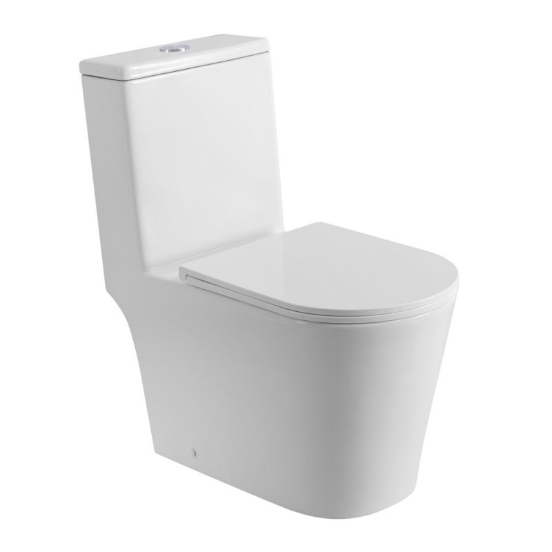 Унитаз-моноблок BelBagno TRE-TOR  со смывом Торнадо BB673CP-MN-TOR/SC