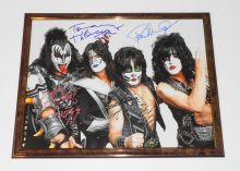 Автографы: Kiss. Пол Стэнли, Джин Симмонс, Эрик Сингер, Томми Тайер