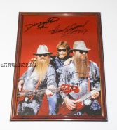 Автографы: ZZ Top. Билли Гиббонс, Дасти Хилл, Фрэнк Бирд. Редкость