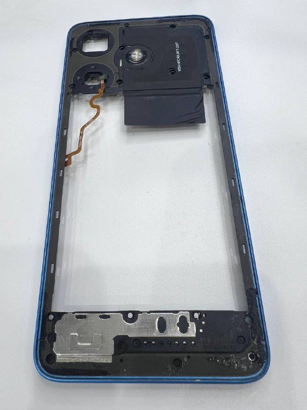 Tecno spark 10 (средняя часть) оригинал с разбора синий
