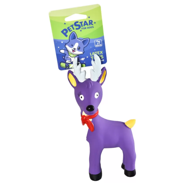 Игрушка для собак Pet Star Олененок с пищалкой