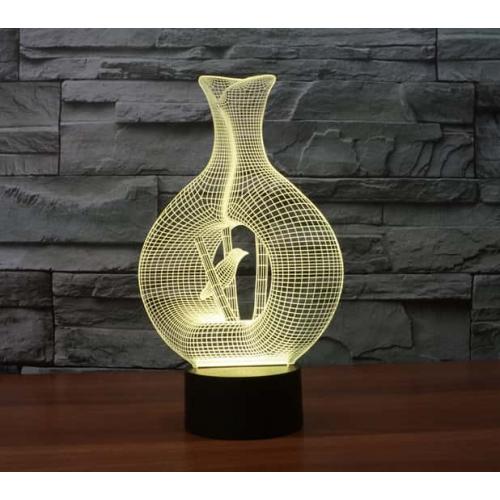 3D LED Светильник Птица оптом