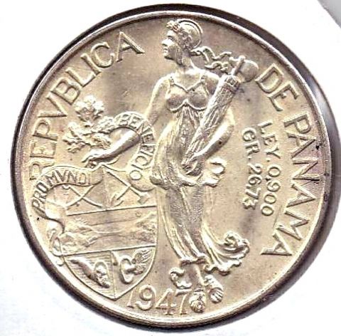 1 бальбоа 1947 Панама UNC