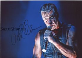 Автограф: Тилль Линдеманн. Rammstein