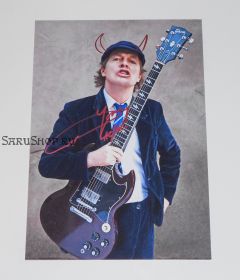 Автограф: Ангус Янг. AC/DC