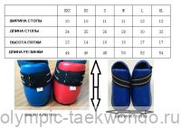 PROFSPORT Футы защитные для тхэквондо ITF