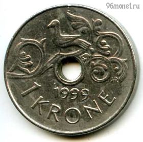 Норвегия 1 крона 1999