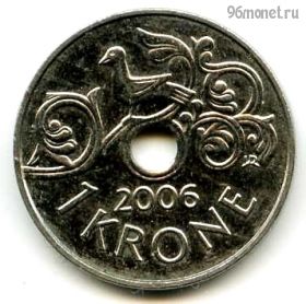 Норвегия 1 крона 2006