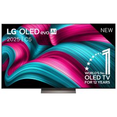 Телевизор LG OLED65C5RLA 65 дюймов OLED 4K фронтальный вид